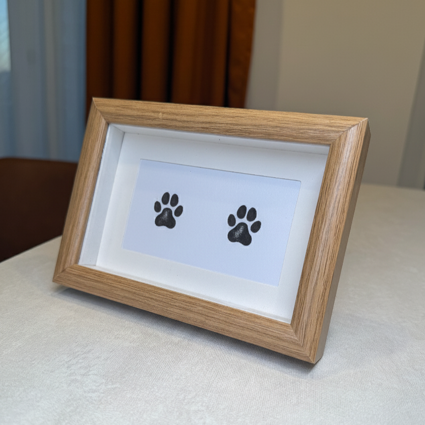 Kit amprentă cu tus pentru pisici