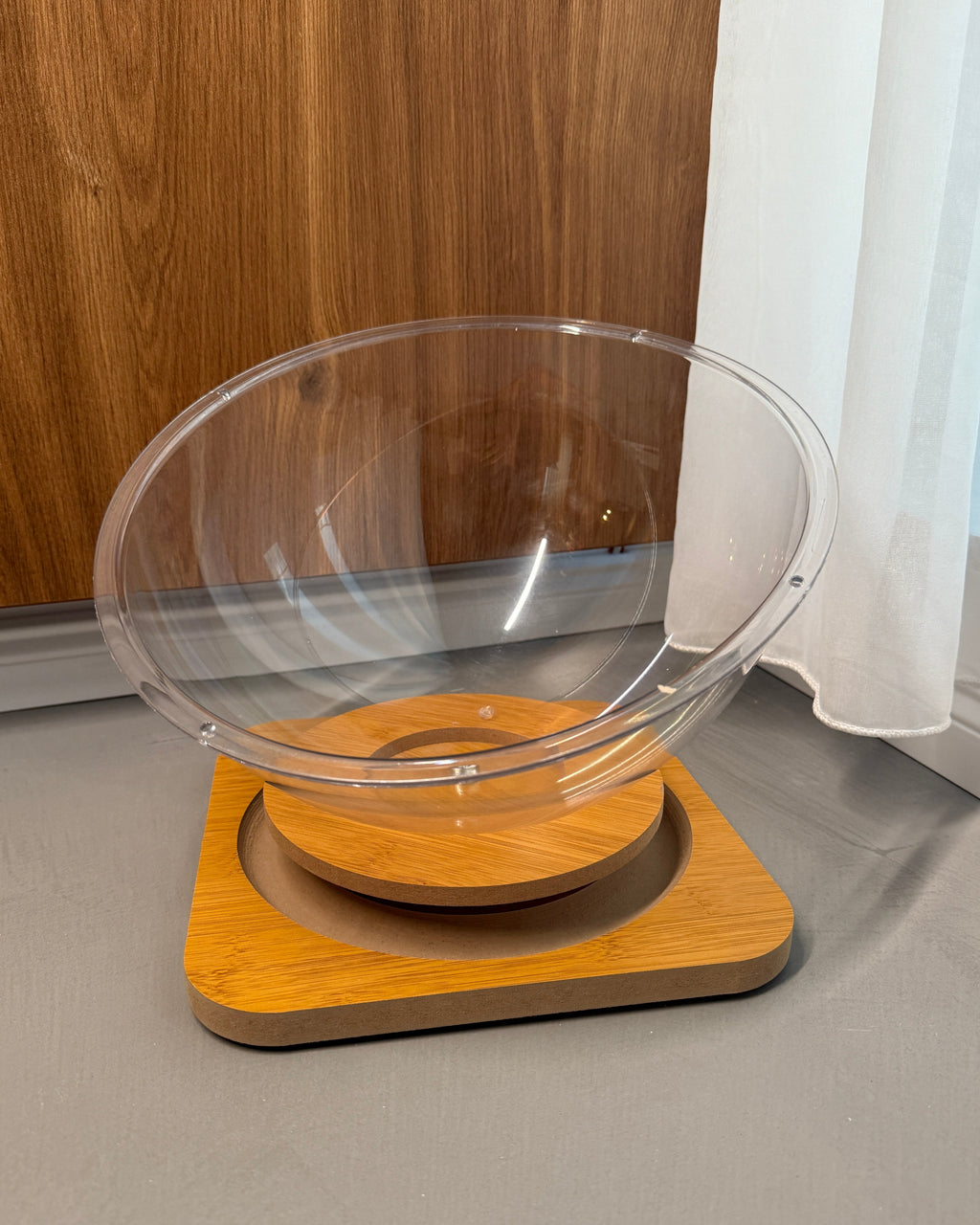 Capsula spatiala – Culcus transparent pentru pisici