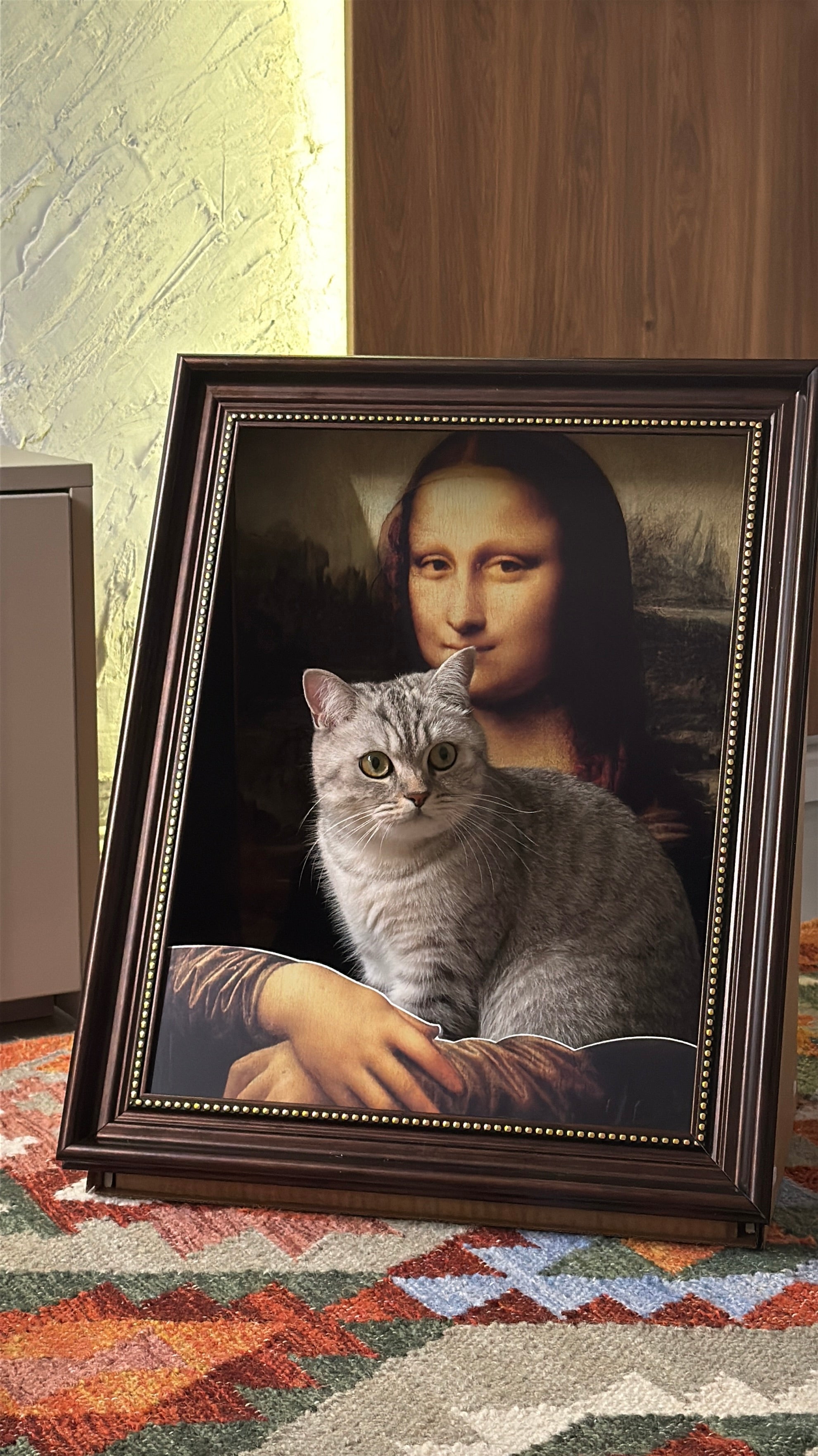 Pat pentru Pisici cu Design Artistic - Inspirat din Picturi Clasice